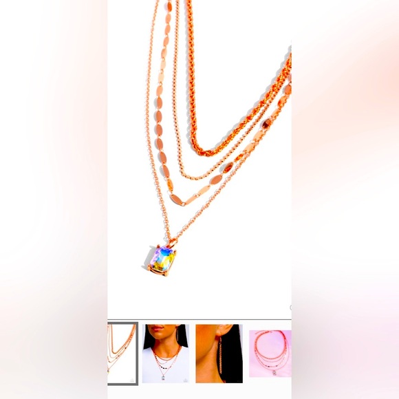 🧡⬜️🧡 “PARTNERSHIP PROMISE” COPPER NECKLACE WITH FREE MATCHING EARRINGS❗️🧡⬜️🧡 - Picture 5 of 5